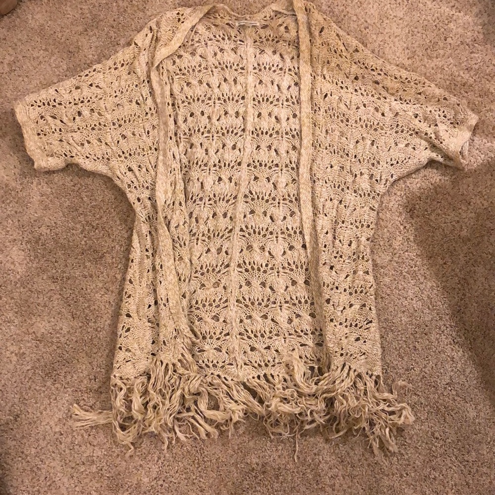 Beige American Eagle cardigan!